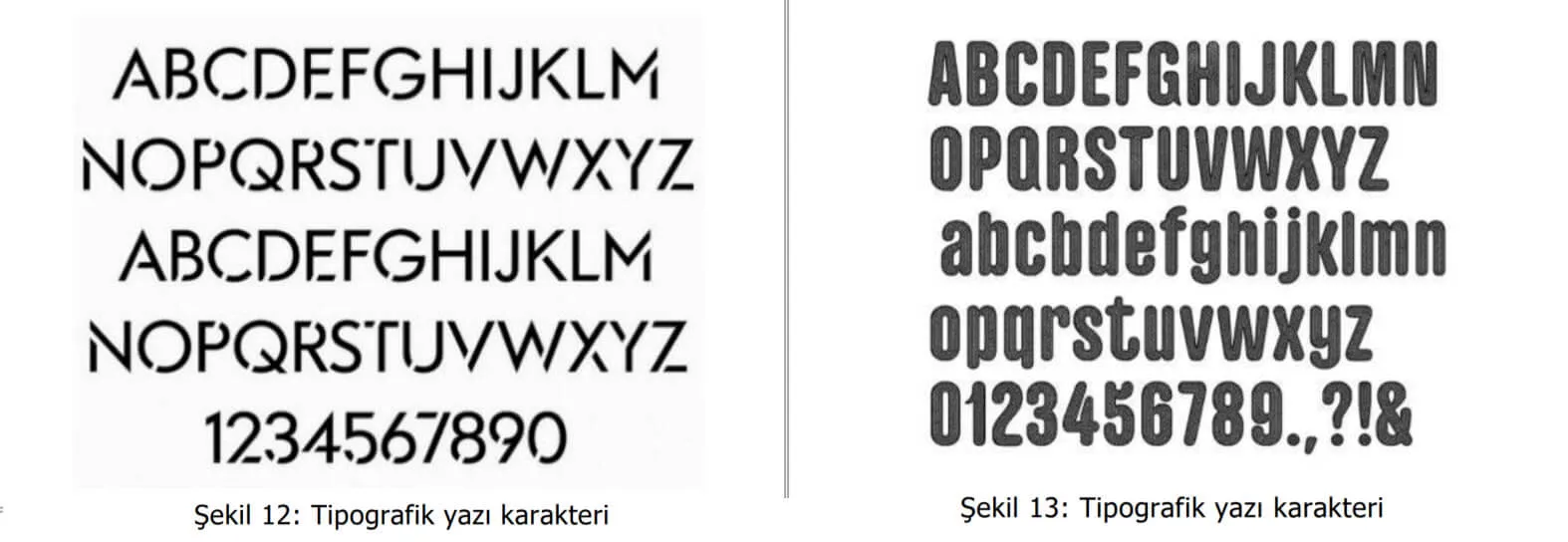 tipografik yazı karakter örnekleri-kadıköy web tasarım